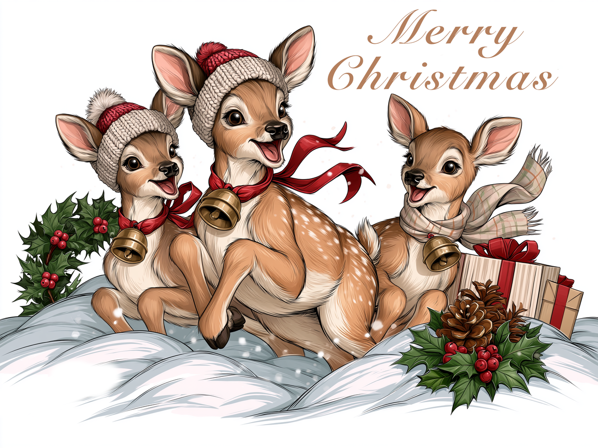 Three Little Fawns