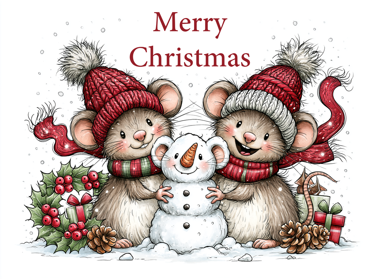 Building a Snow Mouse