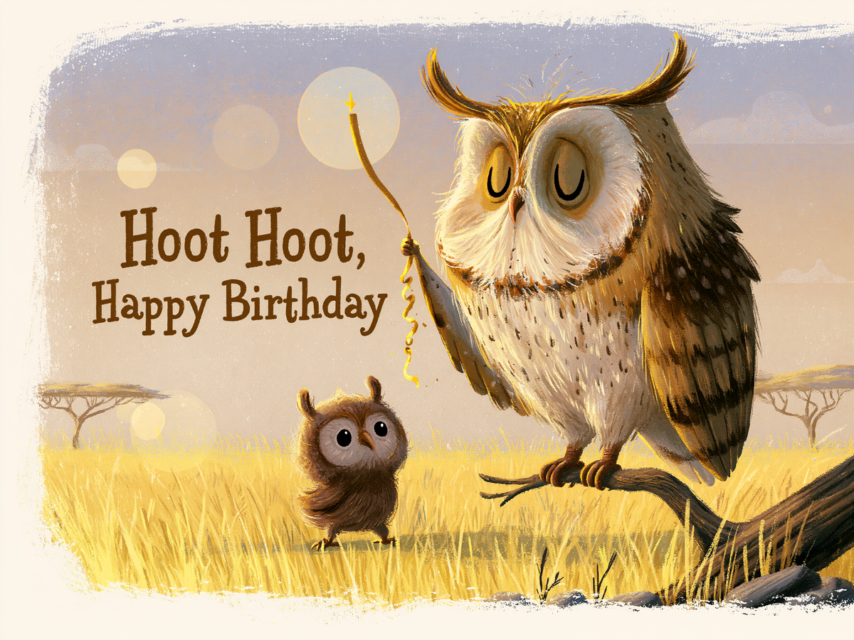 Hoot Hoot, Happy Birthday