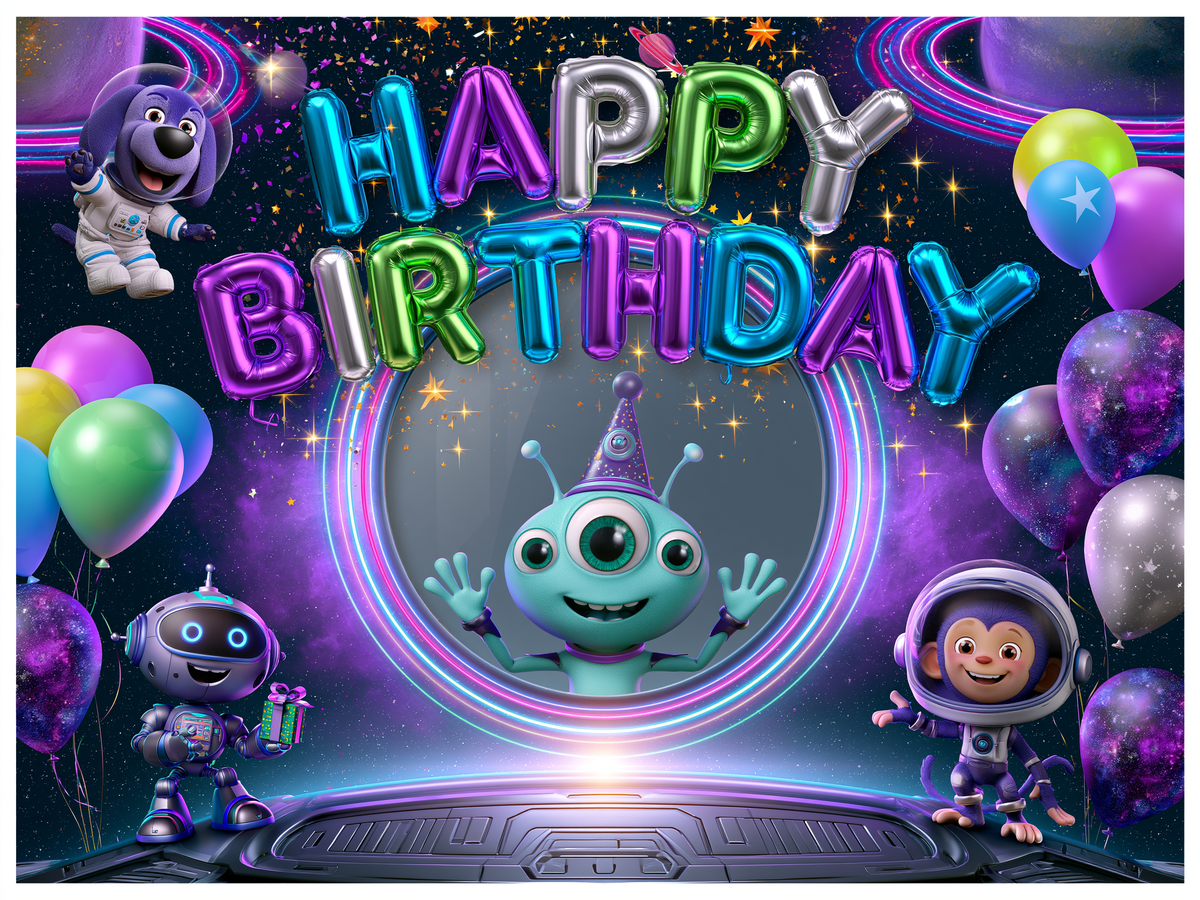 Birthday in Space