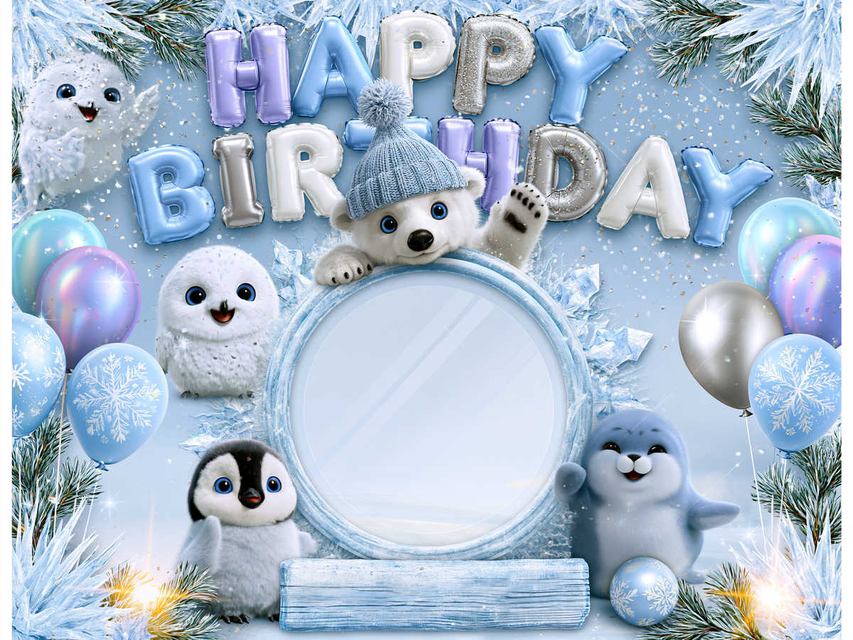 Arctic Birthday Friends