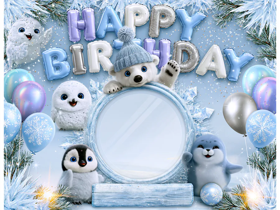 Arctic Birthday Friends