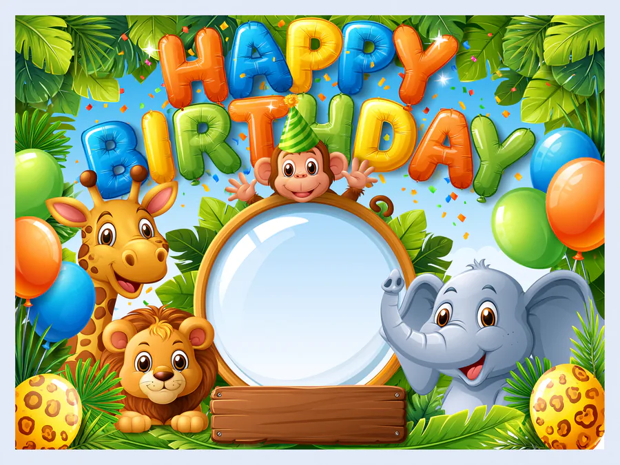 Jungle Birthday Friends