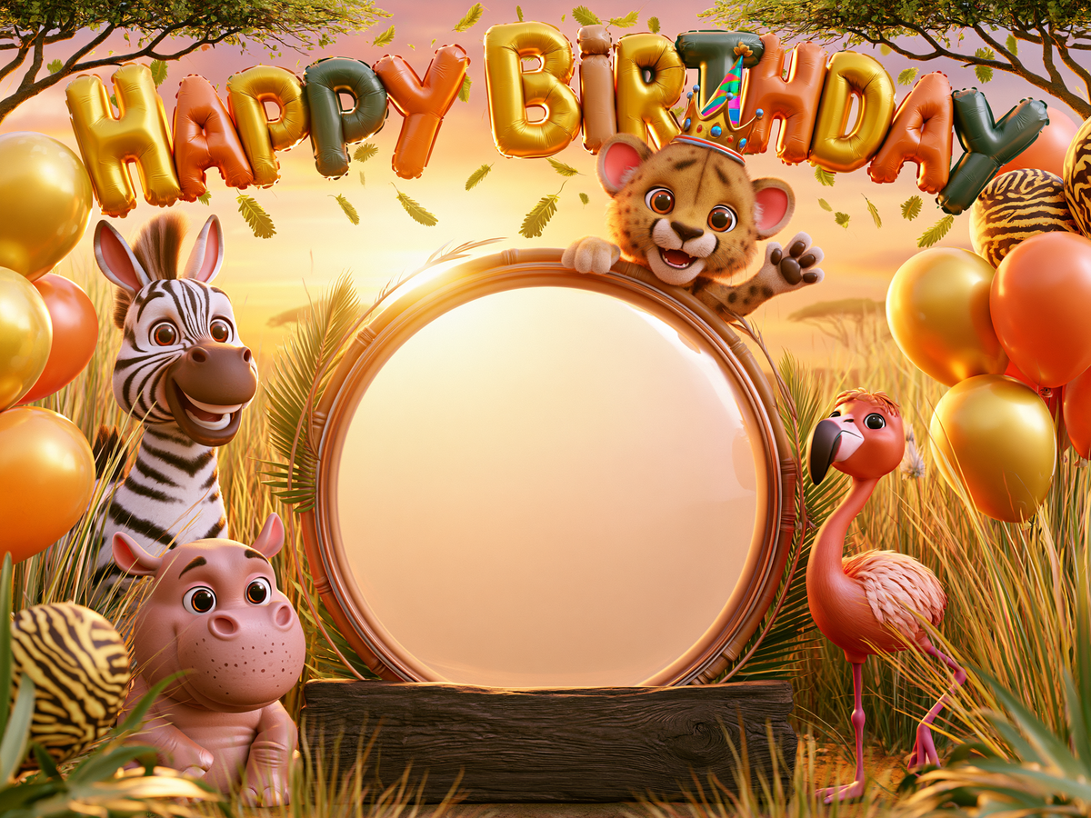 Safari Sunset Birthday