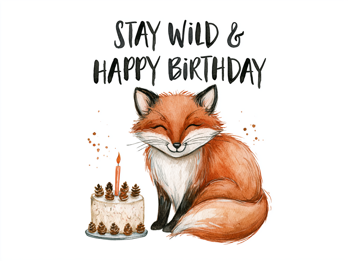 Stay Wild and Happy Birthday