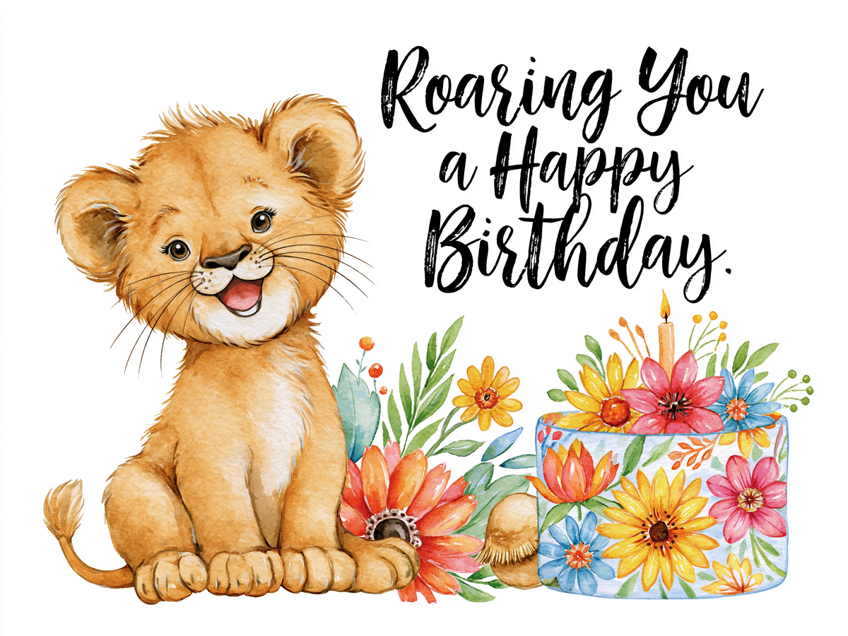 Roaring You a Happy Birthday
