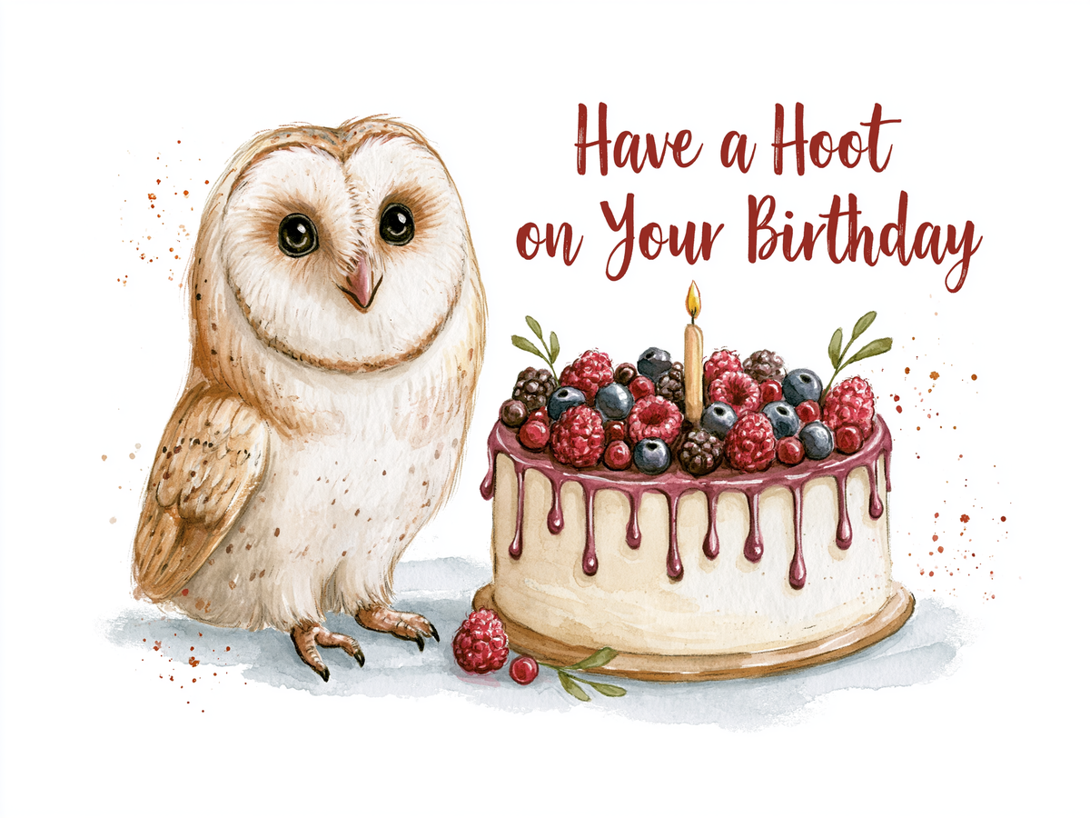 Have a Hoot on Your Birthday