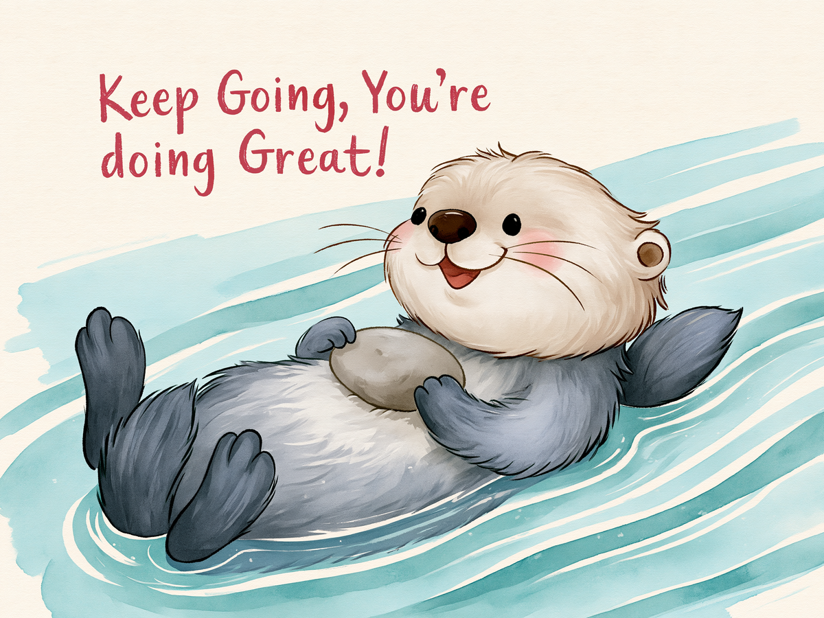 Keep Going, You're Doing Great