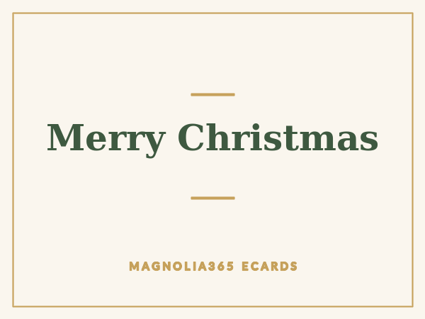 Merry Christmas