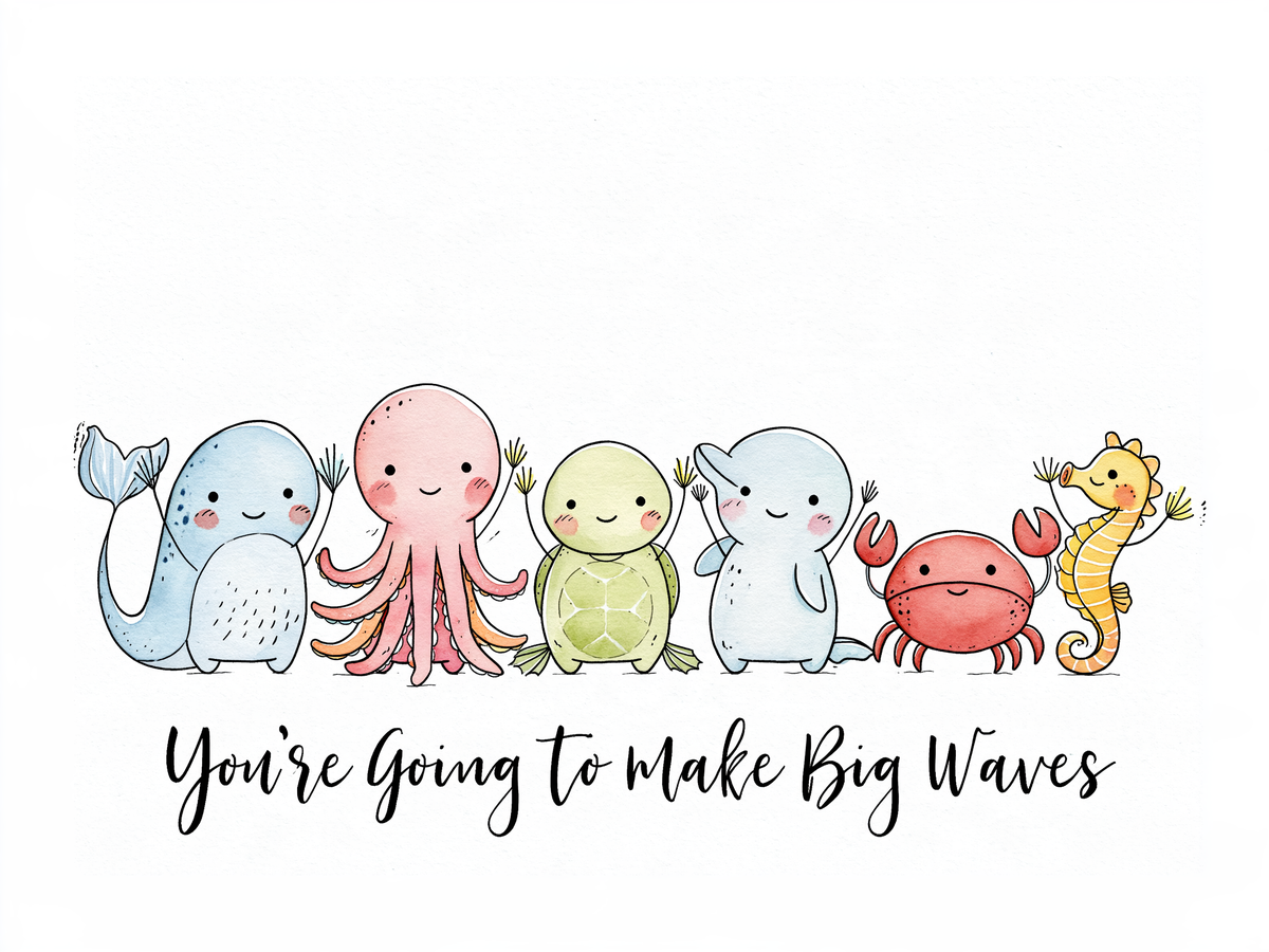 You're Going to Make Big Waves