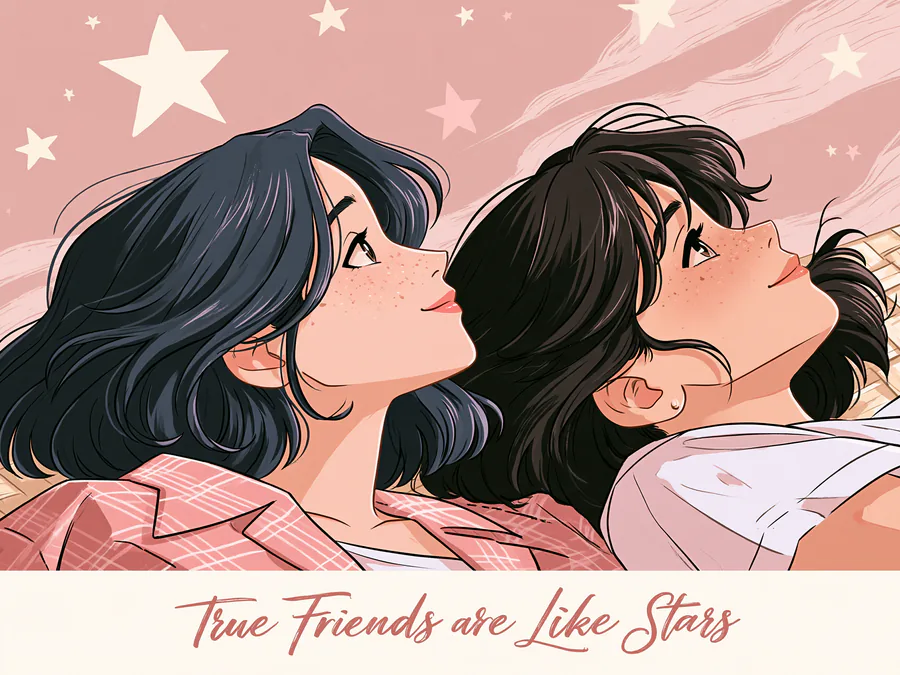 True Friends Are Like Stars