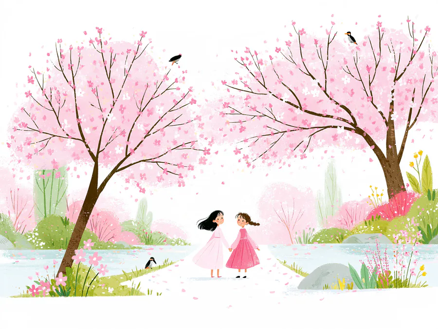 Under the Cherry Blossoms