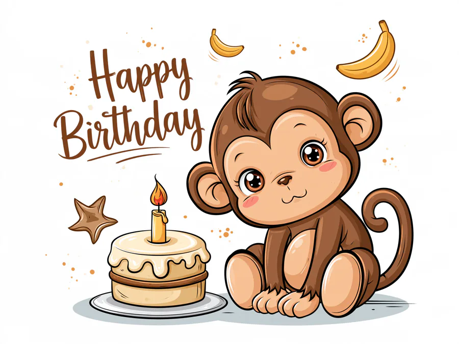 Monkey and Cake (Video)