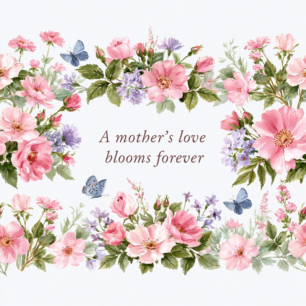 A Mother's Love Blooms Forever