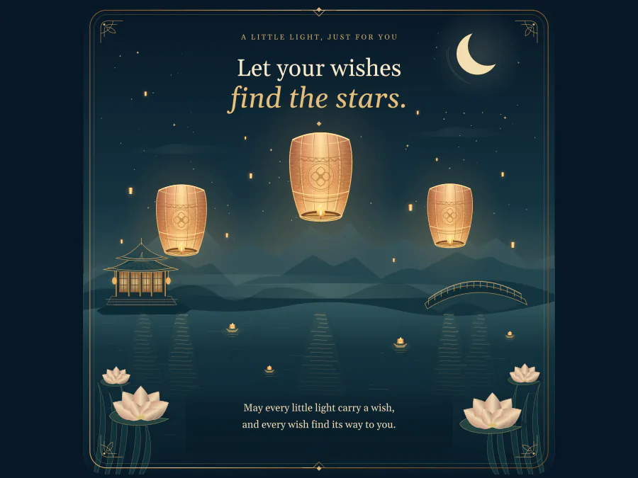 Wishes on the Water - Animated