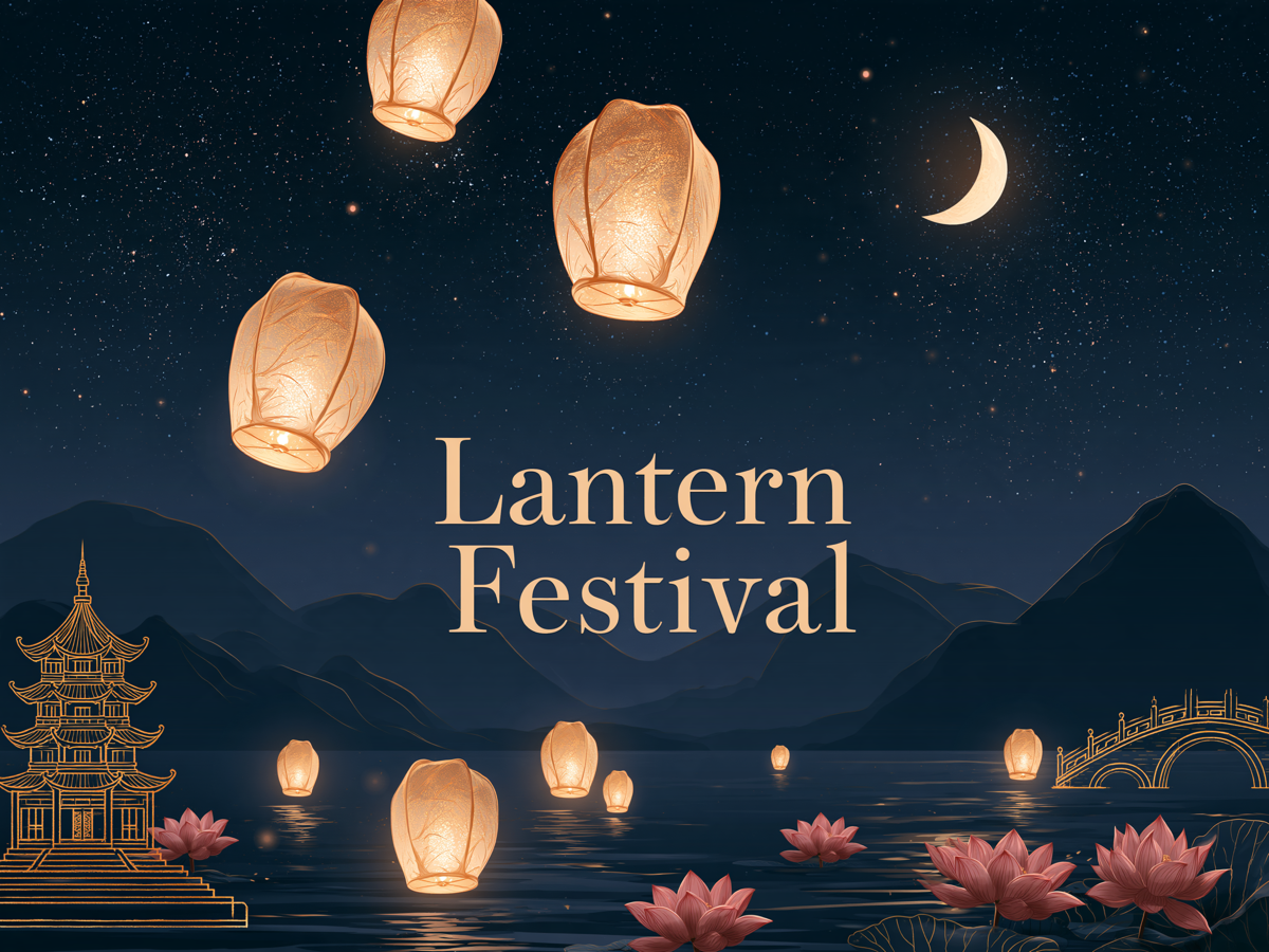 Lanterns Over the Pagoda