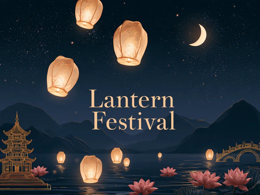 Lanterns Over the Pagoda