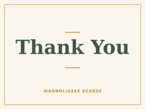Thank You