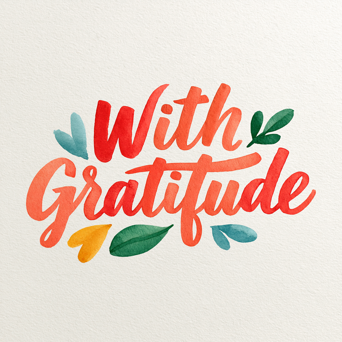 With Gratitude