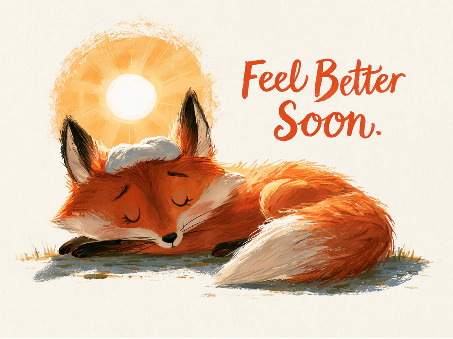 Feel Better Fox