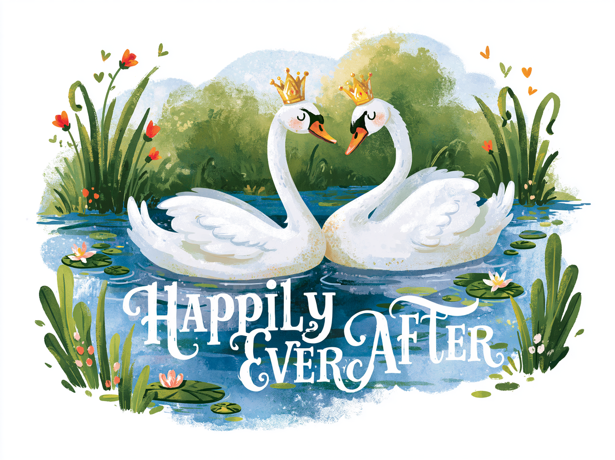 Crowned Swans