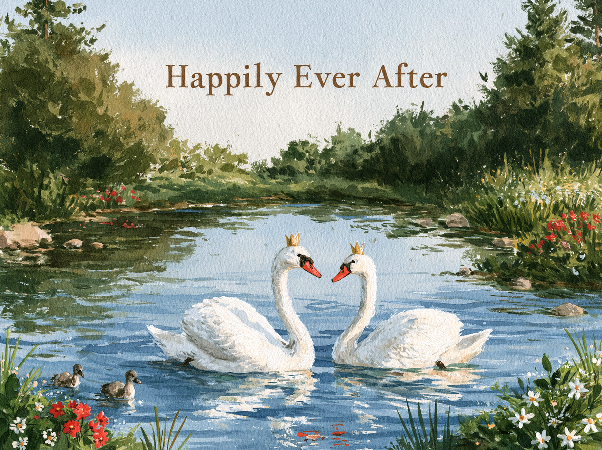 Swans on the River