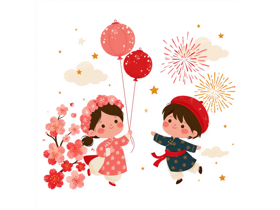 Blossom and Fireworks