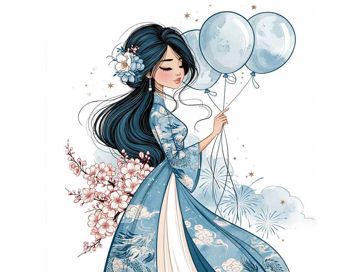 Blue Áo Dài