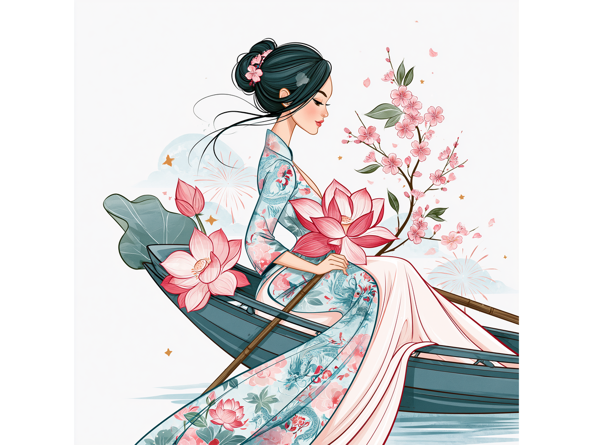 Pink Lotus Boat
